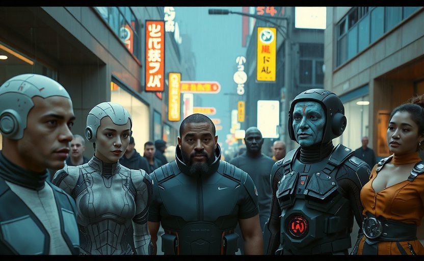 AI-driven NPCs in futuristic city for game industry insights