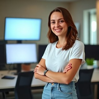 Sarah, Lead Programmer at Playvaqo